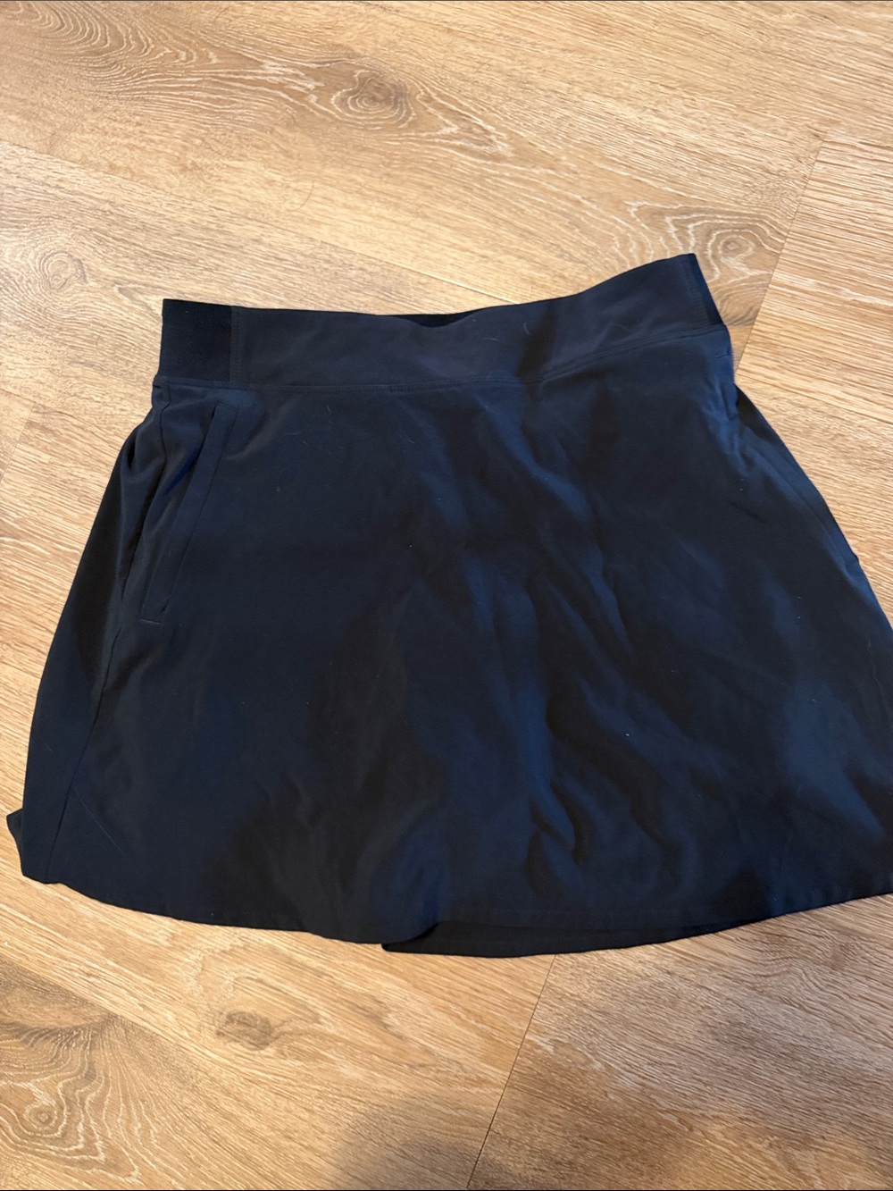 Athleta Black Athletic Skort with Side Pockets